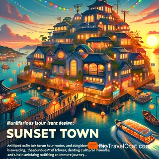 Закатный город Sunset Town на острове Фукуок, оживленный и динамичный, предлагает всевозможные экскурсионные маршруты и активности на любой вкус. Ирландский экстерьер города, ночные огни, архитектурные изыски и уникальные природные пейзажи делают его привлекательным местом для отдыха и вовлекательного путешествия. Сюда приезжают за незабываемыми приключениями и волнением перед открытиями, которые дарит остров. Наряду с множеством водных развлечений и уникальных культурных экскурсов, здесь можно найти и нечто более экзотическое.